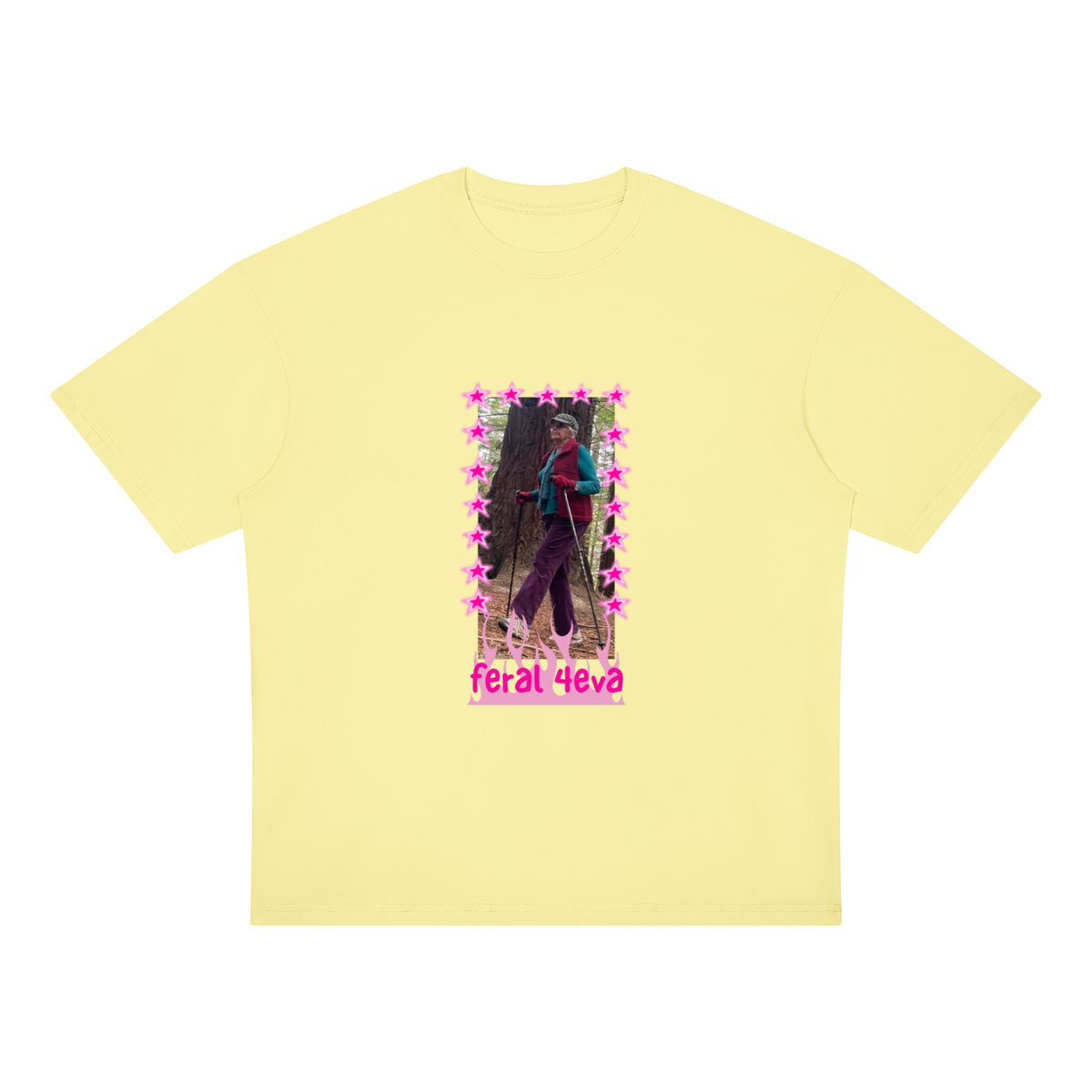 FERAL 4EVA TEE - FRED HOLLOWS FOR MY GRANNY